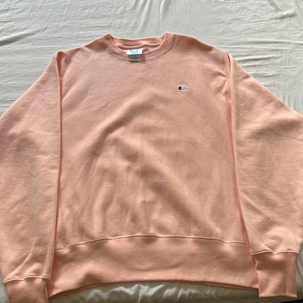 Reverse Weave Oversized Crewneck Sweatshirt, C Logo